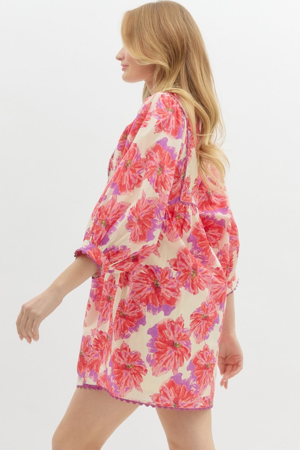 Orchid Obsession Floral Dress