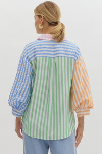 Bright Future Striped Top