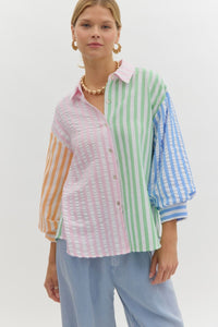 Bright Future Striped Top