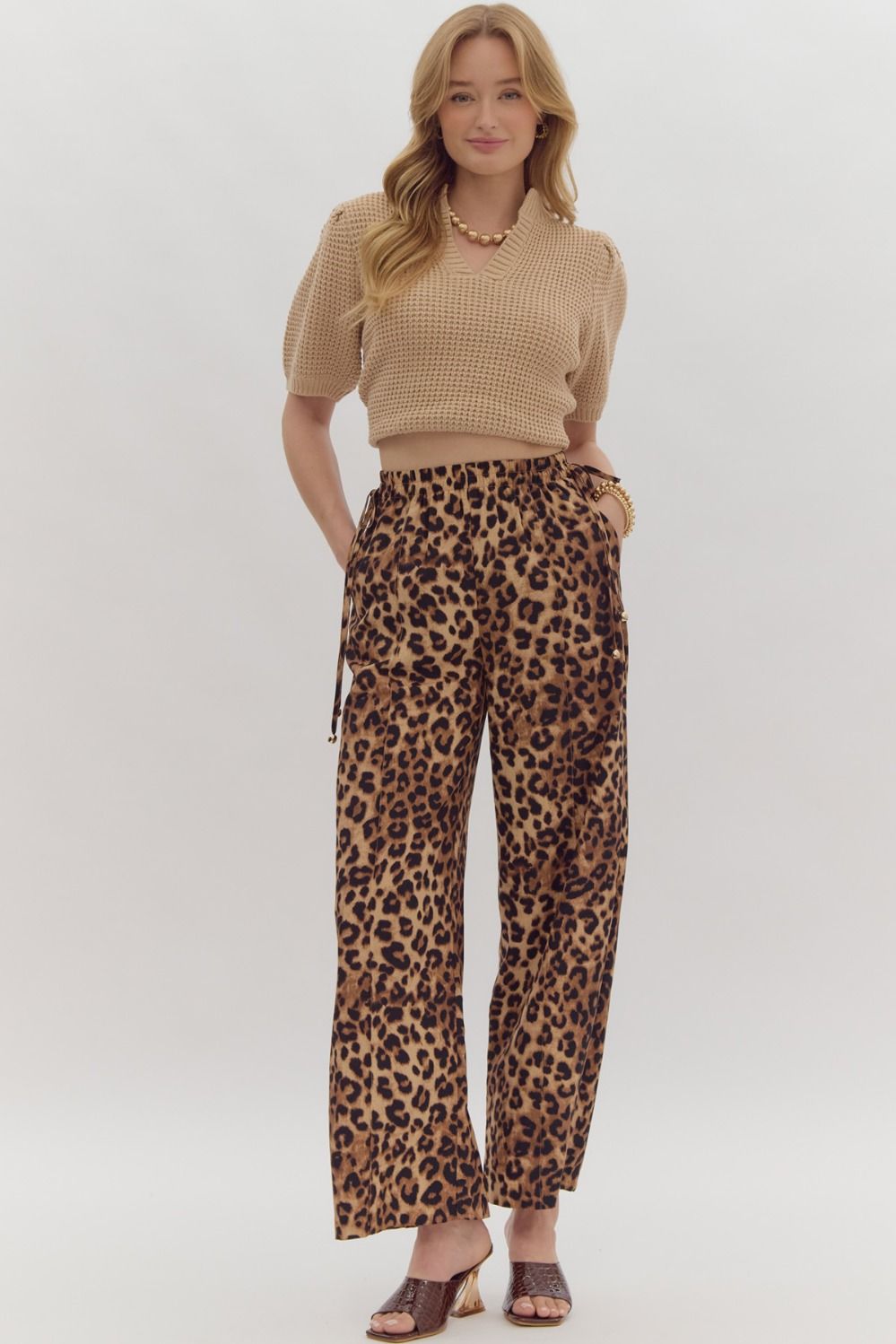 Party Animal Leopard Print Pants