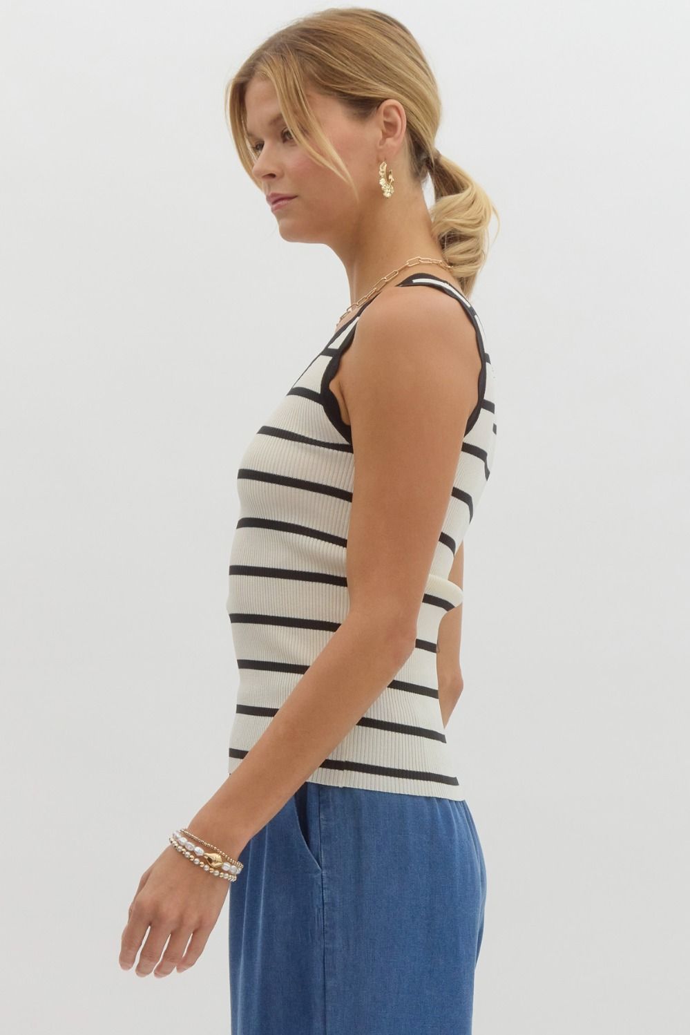 Pretty In Stripes Tank Top