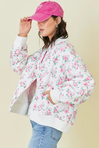 Pink Meadows Floral Jacket