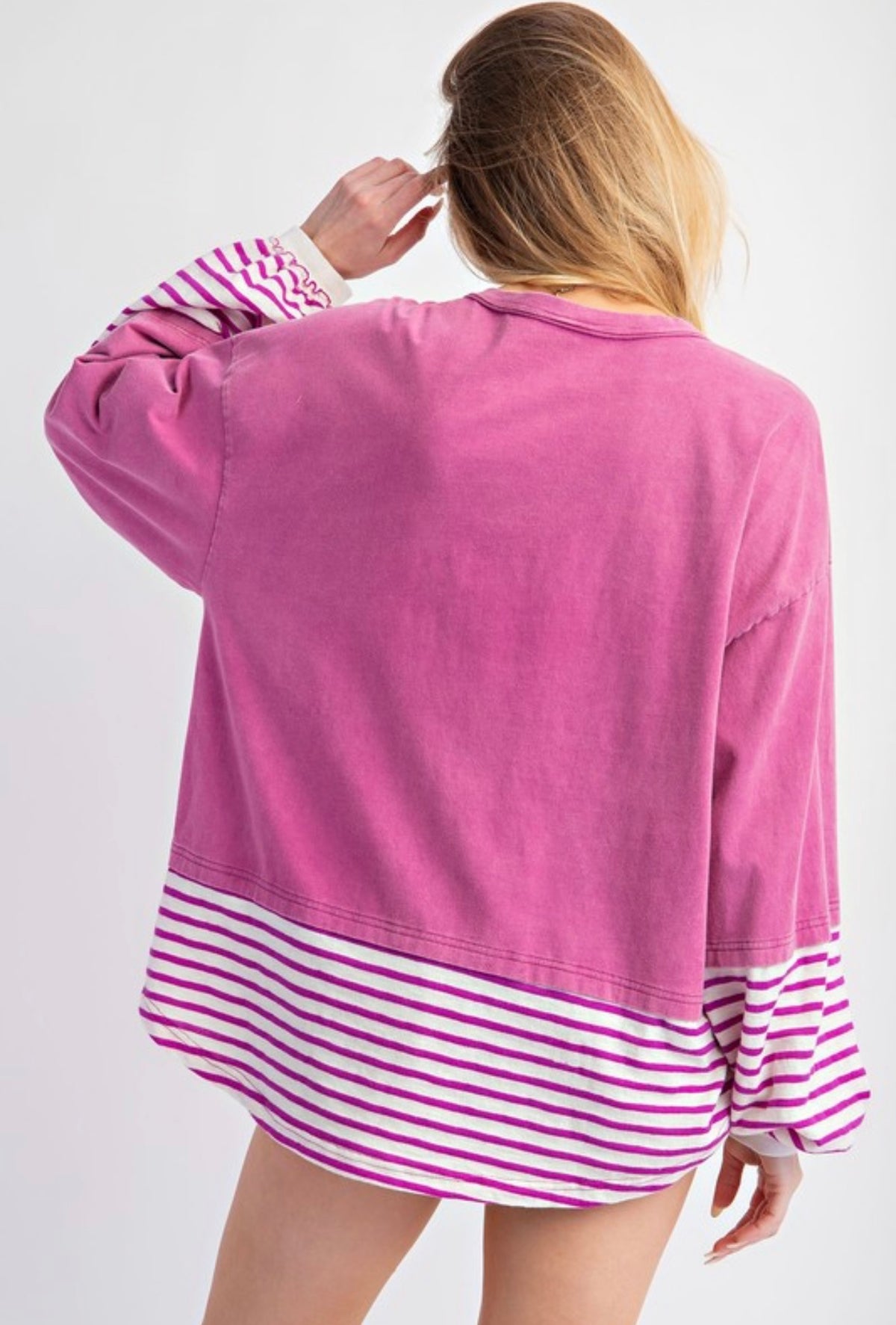 Orchid Affair Striped Top