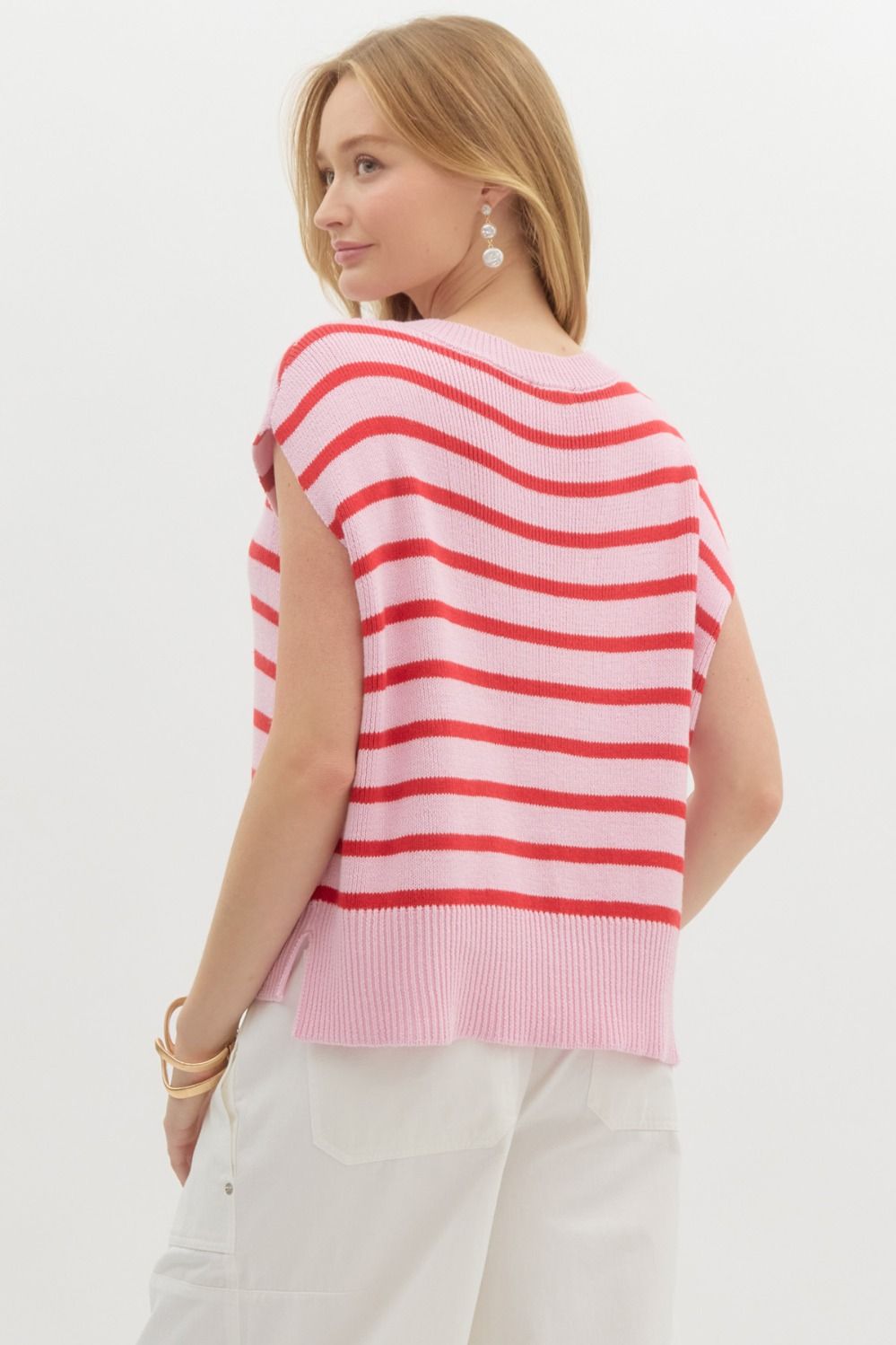 Stripe As Nice Sweater