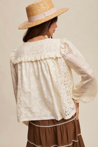 Romantically Involved Lace Top