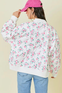 Pink Meadows Floral Jacket