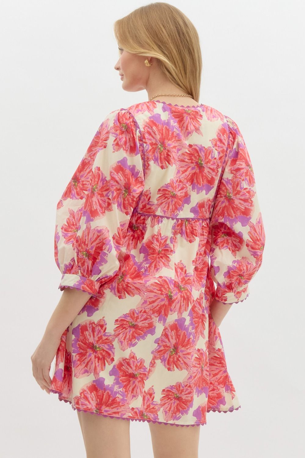 Orchid Obsession Floral Dress