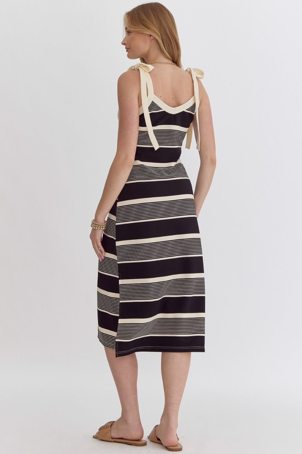 Line Dancin’ Striped Dress