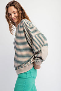 Mossy Forest Striped Top