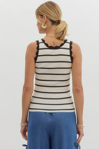 Pretty In Stripes Tank Top