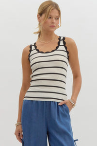 Pretty In Stripes Tank Top