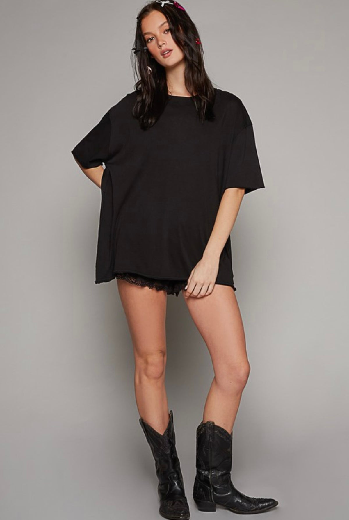 The Basics Black Tee