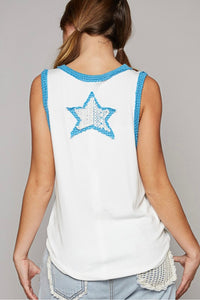 Blue Pacific Star Tank Top